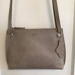 Roots Edie suede handbag